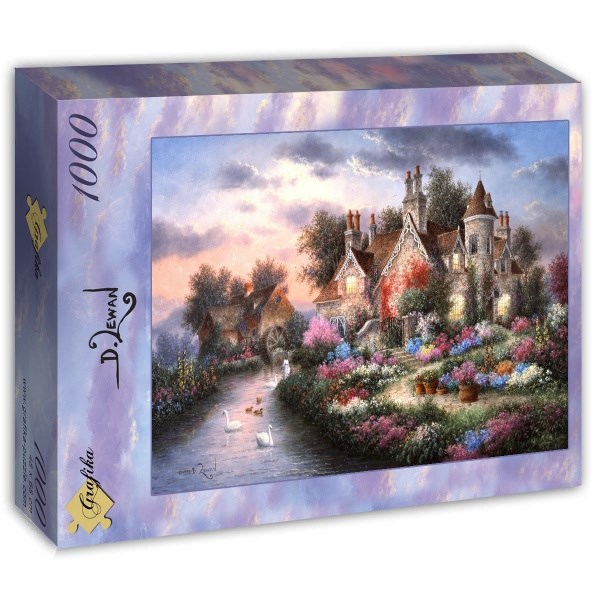 Grafika (T-00508) - Dennis Lewan: "Mill Creek Manor" - 1000 pieces puzzle
