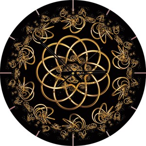 Art Puzzle (4147) - "Dance with Night + Clock" - 570 pieces puzzle