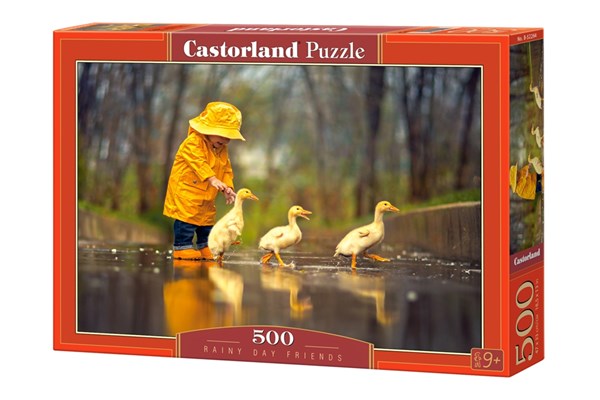 Castorland (B-52264) - "Rainy Day Friends" - 500 pieces puzzle