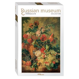 Step Puzzle (79210) - Jan van Huysum: "Flowers and Fruit" - 1000 pieces puzzle