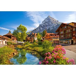 Castorland (B-52363) - "Kandersteg, Switzerland" - 500 pieces puzzle