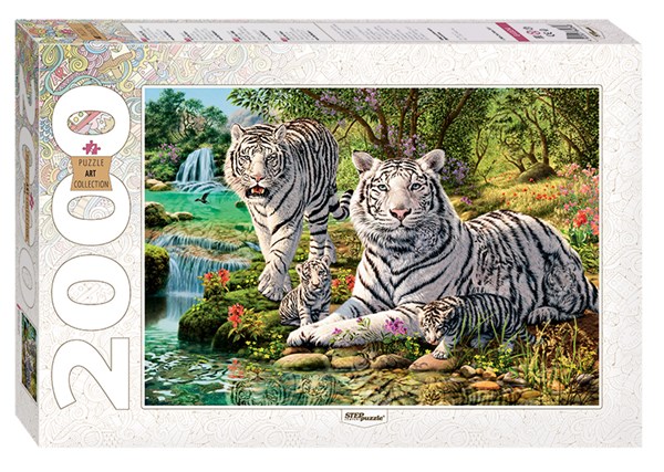 Step Puzzle (84034) - "How many Tigers?" - 2000 pieces puzzle