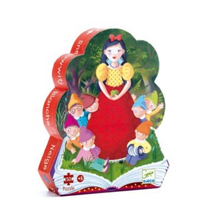 Djeco (07259) - "Snow White and the Seven Dwarfs" - 50 pieces puzzle