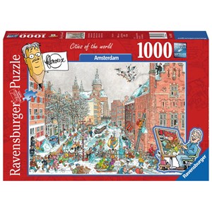 Ravensburger (19789) - "Amsterdam in Winter" - 1000 pieces puzzle
