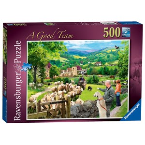 Ravensburger (14688) - "A Good Team" - 500 pieces puzzle