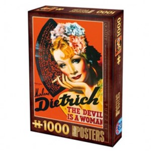 D-Toys (67555-VP10) - "Marlene Dietrich, The Devil is a Woman" - 1000 pieces puzzle