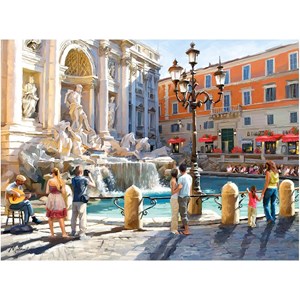 Castorland (C-300389) - Richard Macneil: "The Trevi Fountain" - 3000 pieces puzzle