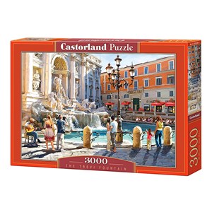 Castorland (C-300389) - Richard Macneil: "The Trevi Fountain" - 3000 pieces puzzle