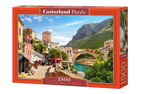 Castorland (C-151387) - "The Old Town of Mostar" - 1500 pieces puzzle