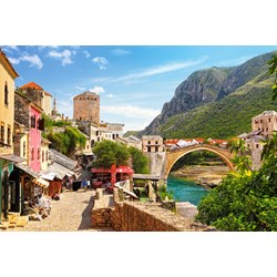 Castorland (C-151387) - "The Old Town of Mostar" - 1500 pieces puzzle