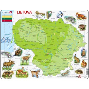 Larsen (K47-LT) - "Lithuania - LT" - 60 pieces puzzle