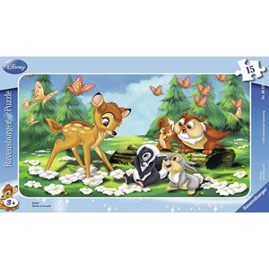 Ravensburger (06039) - "Bambi and his Friends" - 15 pieces puzzle