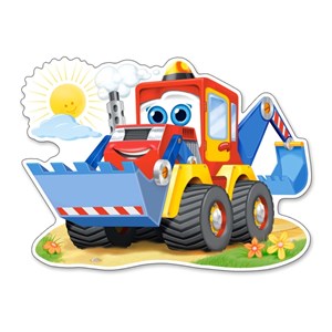 Castorland (B-120024) - "Funny Digger" - 12 pieces puzzle