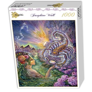 Grafika (00827) - Josephine Wall: "Zodiac Sign, Scorpio" - 1000 pieces puzzle