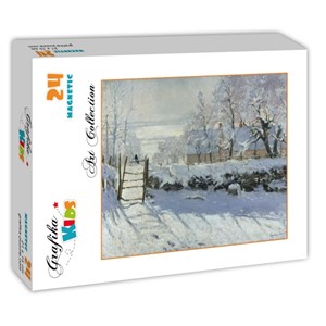 Grafika (00226) - Claude Monet: "The Magpie, 1868-1869" - 24 pieces puzzle