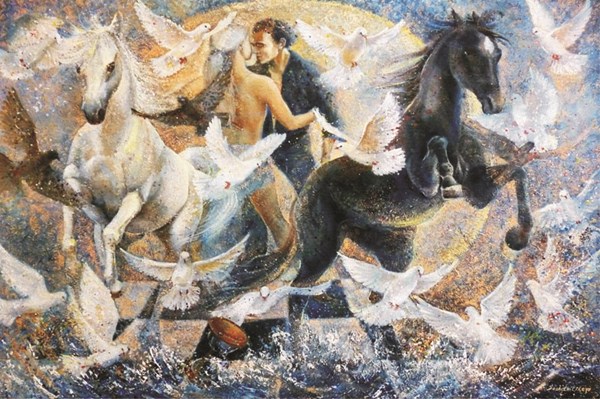 Gold Puzzle (61017) - "In the Cycle of Nature Feelings" - 2000 pieces puzzle