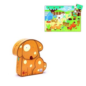Djeco - "Dogs in the Countryside" - 24 pieces puzzle
