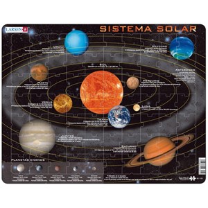 Larsen (SS1-ES) - "Sistema Solar - ES" - 70 pieces puzzle