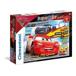Clementoni (24489) - "Cars 3" - 24 pieces puzzle