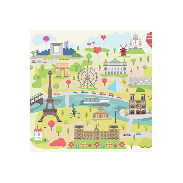 Puzzle Michele Wilson (Z12) - "Collection Paris: Illustrated Paris" - 30 pieces puzzle