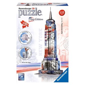Ravensburger (12583) - "Empire State Building" - 216 pieces puzzle