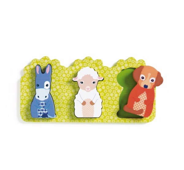 Djeco (01070) - "Rosalie" - 3 pieces puzzle