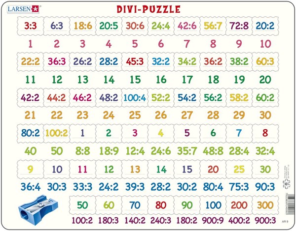 Larsen (AR9) - "Divi Puzzle" - 58 pieces puzzle