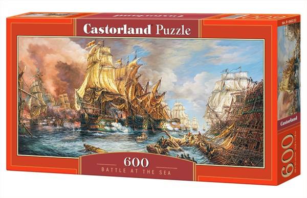 Castorland (B-060252) - "Battle at the Sea" - 600 pieces puzzle