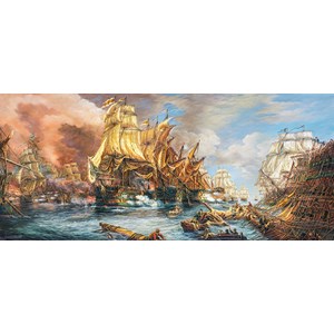 Castorland (B-060252) - "Battle at the Sea" - 600 pieces puzzle