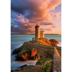 Castorland (B-52530) - "The Lighthouse Petit Minou, France" - 500 pieces puzzle