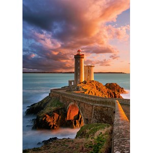 Castorland (B-52530) - "The Lighthouse Petit Minou, France" - 500 pieces puzzle
