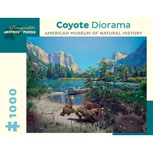 Pomegranate (AA942) - "Coyote Diorama" - 1000 pieces puzzle