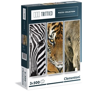 Clementoni (39307) - "Animals" - 500 pieces puzzle
