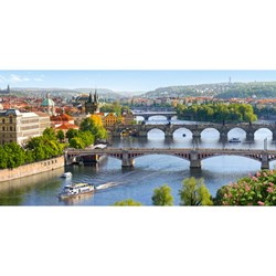 Castorland (C-400096) - "Vltava bridge, Praga" - 4000 pieces puzzle