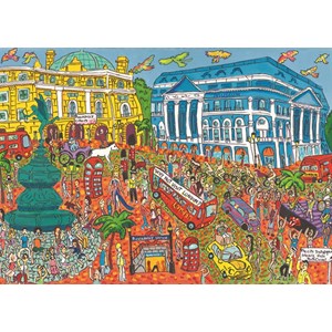 Jumbo (18563) - "Piccadilly Circus, London" - 1000 pieces puzzle