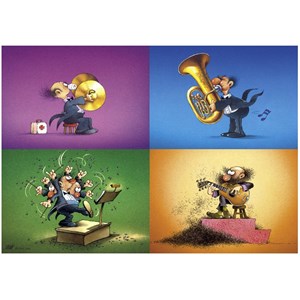 Heye (29501) - Sophie Degano: "Musicians" - 150 pieces puzzle
