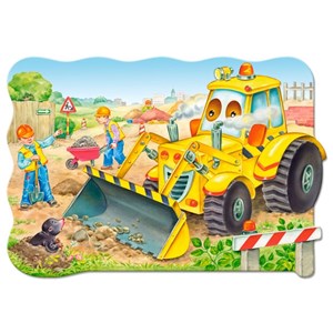 Castorland (C-02139) - "Bulldozer in Action" - 20 pieces puzzle