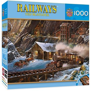 MasterPieces (71655) - Ted Blaylock: "When Gold Ran the Rails" - 1000 pieces puzzle