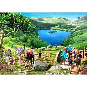 The House of Puzzles (4043) - "Lake View" - 1000 pieces puzzle
