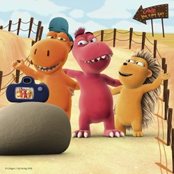 Ravensburger (09272) - "The Litte Dragon Kokosnuss" - 49 pieces puzzle