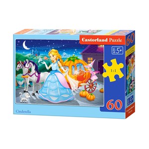 Castorland (B-06908) - "Cinderella" - 60 pieces puzzle