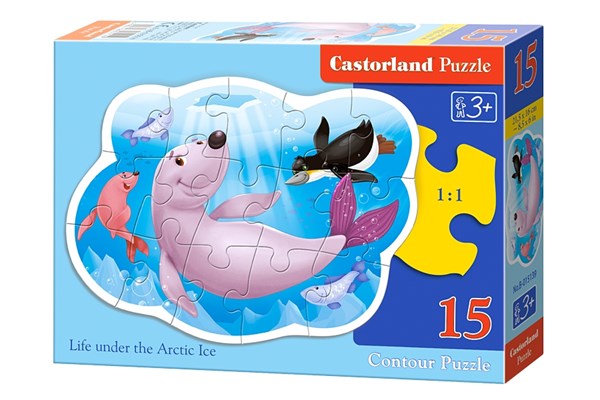 Castorland (B-015139) - "Life under the Arctic Ice" - 15 pieces puzzle