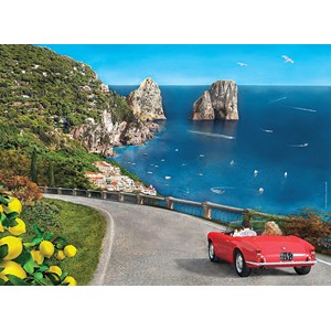 Clementoni (39357) - Dominic Davison: "Romantic Capri" - 1000 pieces puzzle