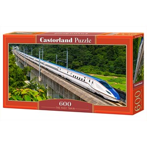 Castorland (B-060146) - "The Fast Train" - 600 pieces puzzle