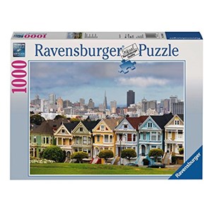 Ravensburger (19365) - "Painted Ladies, San Francisco" - 1000 pieces puzzle