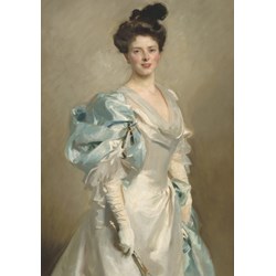 Grafika (02061) - John Singer Sargent: "Mary Crowninshield Endicott Chamberlain (Mrs. Joseph Chamberlain), 1902" - 1000 pieces puzzle