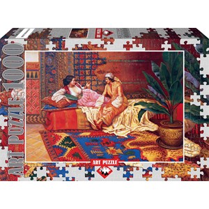 Art Puzzle (71025) - "Bavardages" - 1000 pieces puzzle