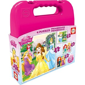 Educa (16508) - "Disney Princess" - 12 16 20 25 pieces puzzle