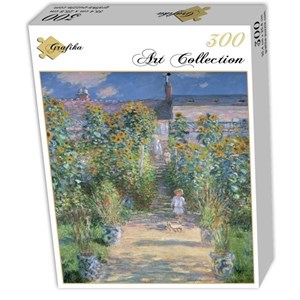 Grafika (01532) - Claude Monet: "The Artist's Garden at Vétheuil, 1880" - 300 pieces puzzle