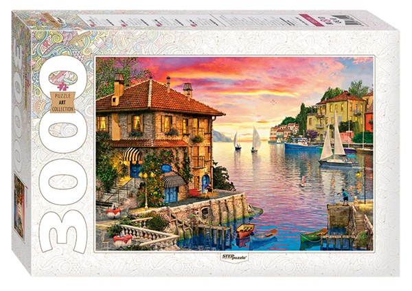 Step Puzzle (85014) - Dominic Davison: "Mediterranean Sea" - 3000 pieces puzzle